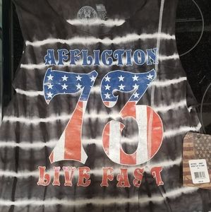 Affliction womens tank top xl